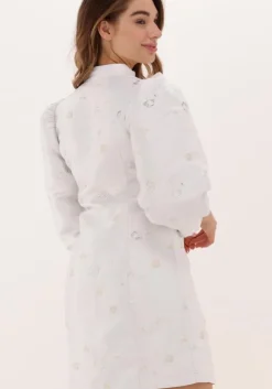 creme bruuns bazaar mini jurk prunella adrine dress