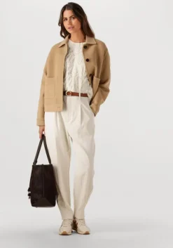 creme co'couture blouses shania fluffy blouse