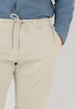 creme dstrezzed chino lancaster twill knit tapered jogger