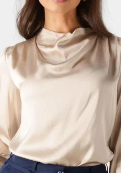 creme freebird blouses teske ls