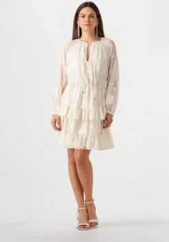 creme liu jo mini jurk abito ts.nav