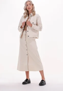 creme modström midirok pete skirt