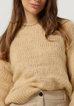 creme modström trui grovermd o-neck