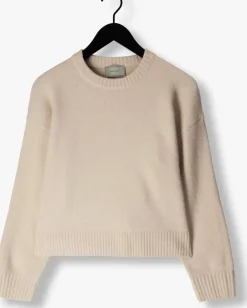 creme neo noir trui detri solid knit blouse