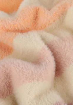 creme nono trui ketan fluffy yarn striped sweater