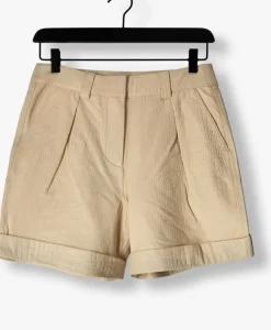 creme notes du nord broeken georgina leather shorts