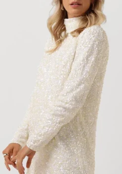 creme notes du nord mini jurk fia dress