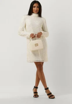 creme notes du nord mini jurk fia dress