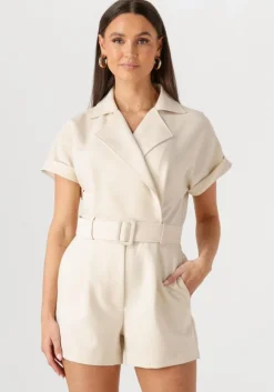 creme notre-v playsuits nv-fern