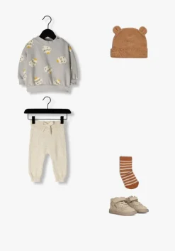creme quincy mae joggingbroek knit pant