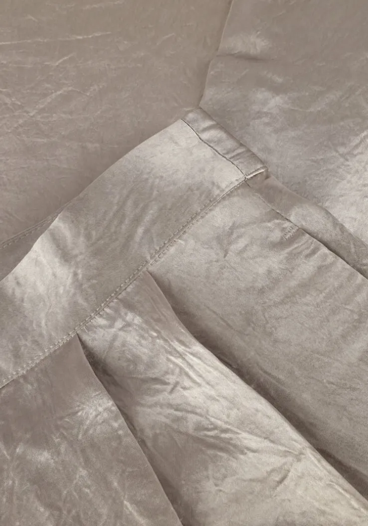 creme selected femme wijde broek slfselene hw wide pant