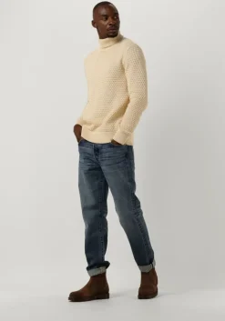 creme selected homme coltrui remy ls knit all stu roll neck w camp