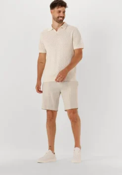 creme selected homme korte broek slhregular-leroy sun shorts