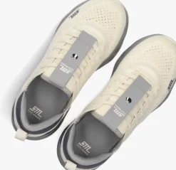 creme steve madden lage sneakers surge 1