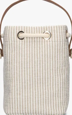 creme tommy hilfiger schoudertas th premium beach le bucket