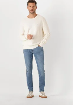 creme tommy hilfiger trui essential structure crew neck