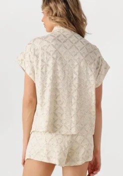 creme wild blouses edith