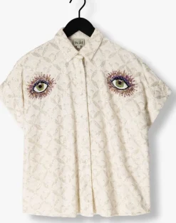 creme wild blouses edith