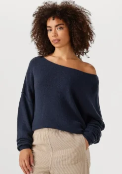 donkerblauwe american vintage trui damsville