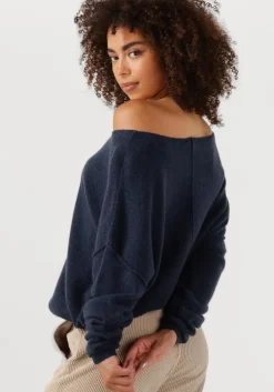 donkerblauwe american vintage trui damsville