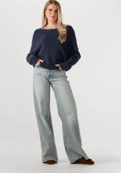 donkerblauwe american vintage trui damsville