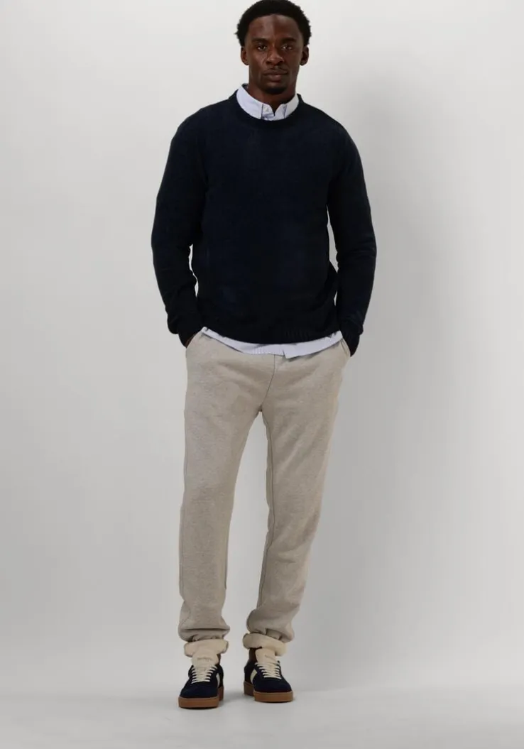 donkerblauwe anerkjendt trui aksune chenille knit