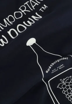 donkerblauwe anerkjendt t-shirt akkikki seasonal tee