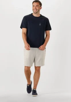 donkerblauwe anerkjendt t-shirt akkikki seasonal tee