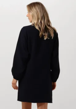 donkerblauwe another label mini jurk farida dress l/s