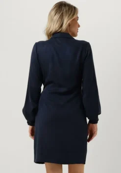 donkerblauwe another label mini jurk milou dress l/s