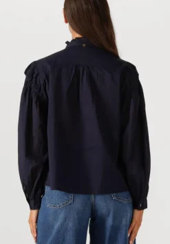 donkerblauwe antik batik blouses ange blouse