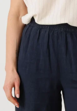 donkerblauwe bellamy wijde broek brooke