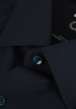 donkerblauwe boss black klassiek overhemd h-hank-kent0c1-214