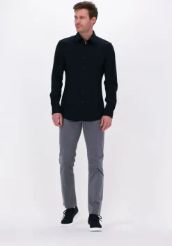 donkerblauwe boss black klassiek overhemd p-hank-s-kent-c1-222