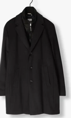 donkerblauwe boss black mantel h-hyde-bib-234