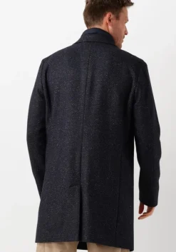 donkerblauwe boss black mantel h-hyde-bib-234