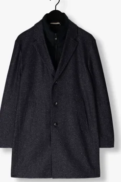 donkerblauwe boss black mantel h-hyde-bib-234