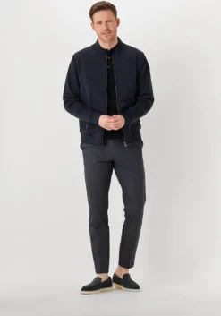 donkerblauwe boss black pantalon h-kaiton