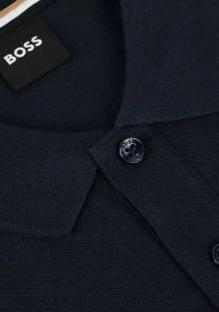 donkerblauwe boss black polo pallas