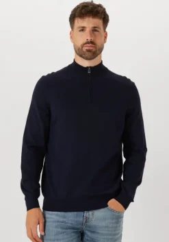 donkerblauwe boss black trui ebenji