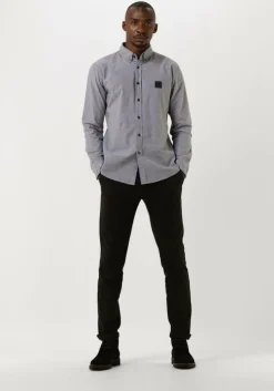 donkerblauwe boss casual overhemd mabsoot_2