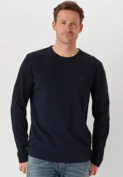 donkerblauwe boss orange trui tempesto