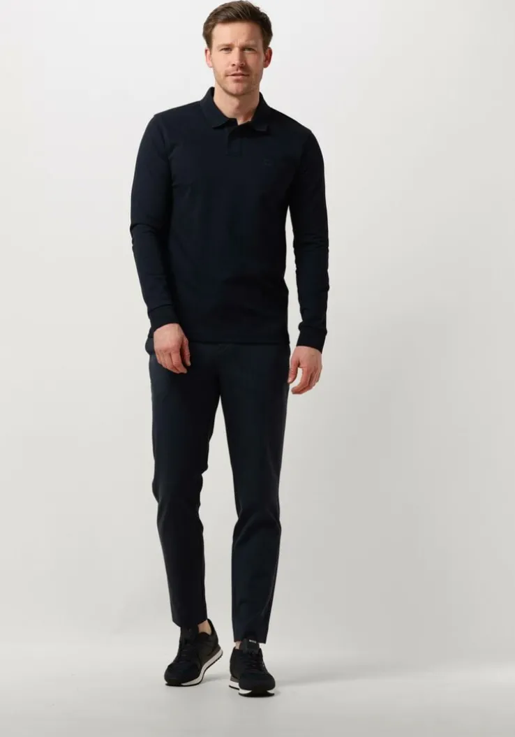 donkerblauwe boss orange polo passerby