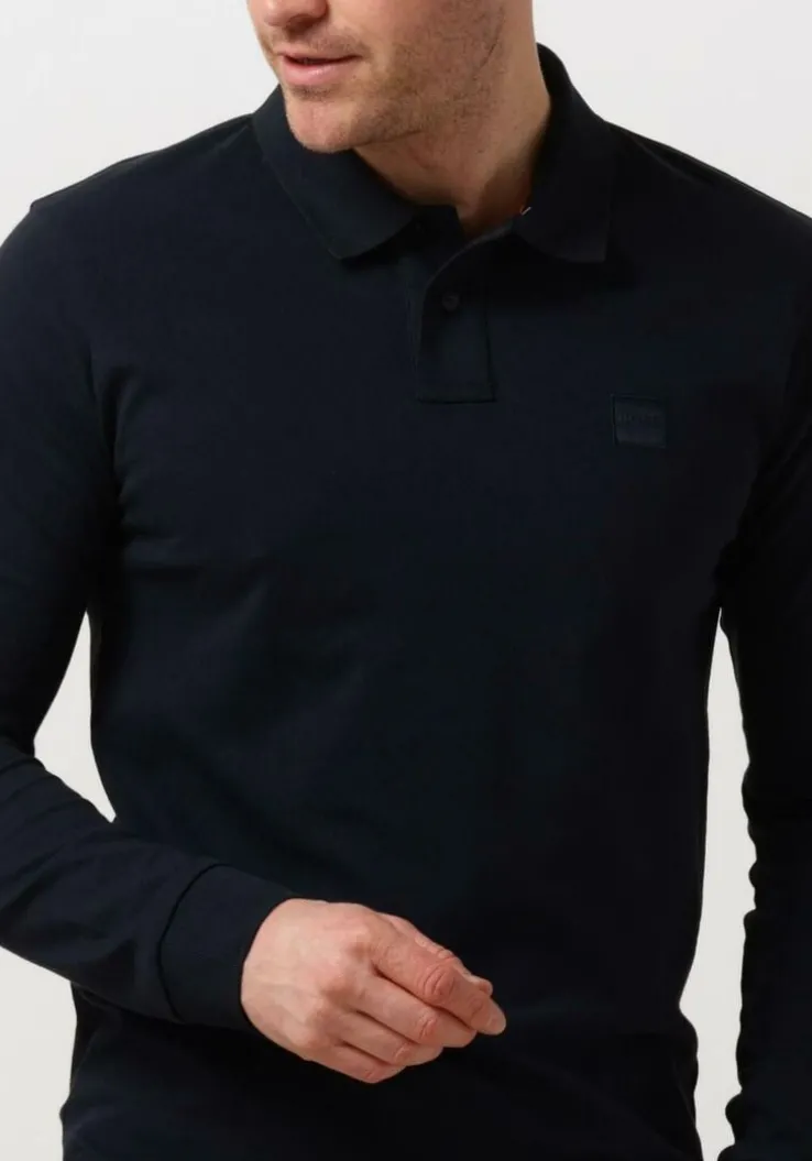 donkerblauwe boss orange polo passerby