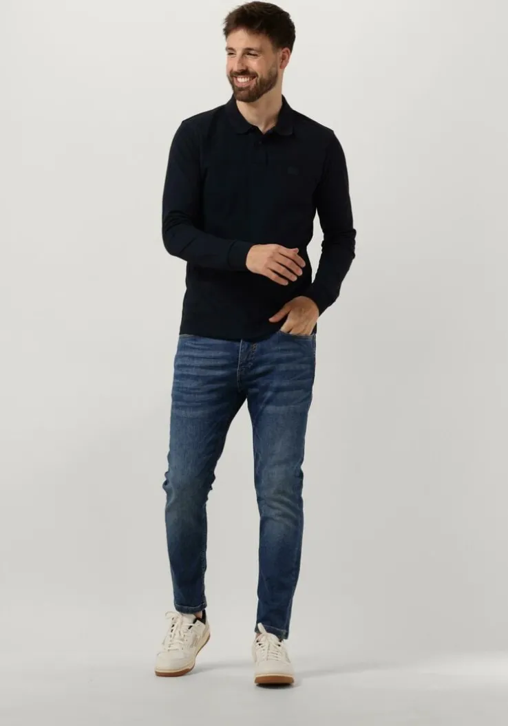 donkerblauwe boss orange polo passerby