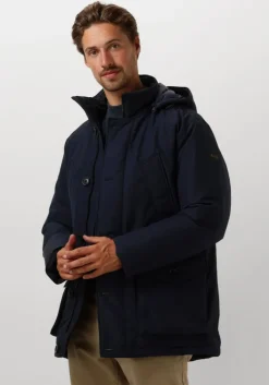 donkerblauwe boss orange parka's osiass