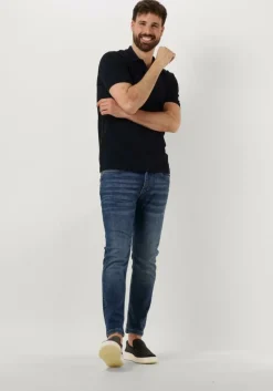 donkerblauwe boss orange polo passenger