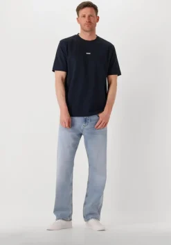 donkerblauwe boss orange t-shirt tchup 10242929 01