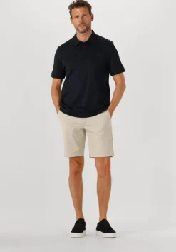 donkerblauwe boss orange polo pe_interlock