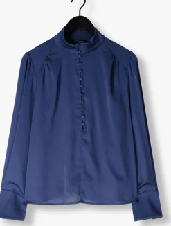 donkerblauwe bruuns bazaar blouses bbchatrine blouse